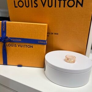 🔥🔥 Authentic LOUIS VUITTON Berg Farandole Ring Size M